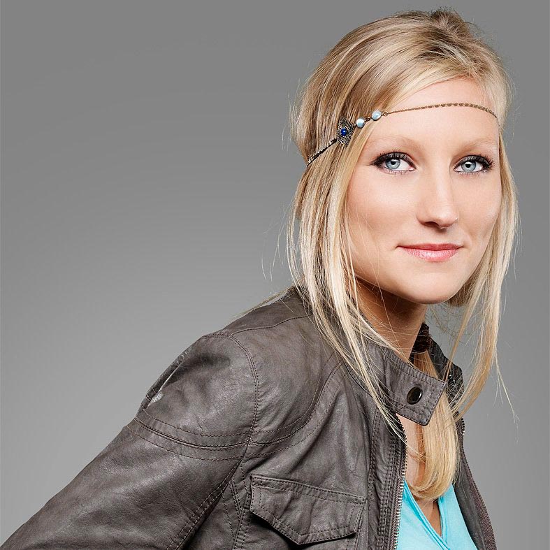 headband bleu julie sion