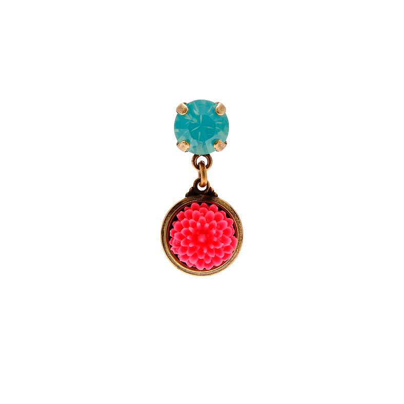 Boucles cristal courtes de Julie Sion