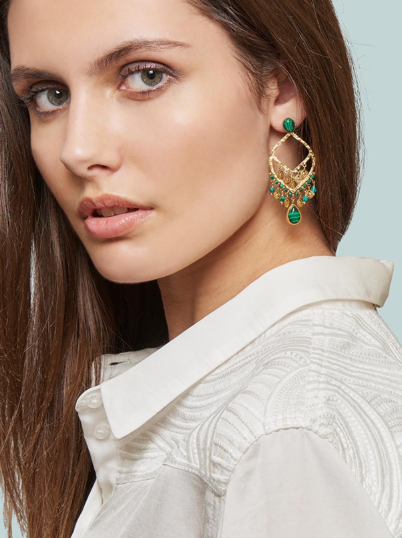 Grosses Boucles D Oreilles Pendantes Fantaisie Boucles d'oreilles pendantes | Boucles d'oreille avec pendentif | Jollia -  Jollia