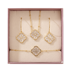 Coffret Trio Nouveau Charm doré