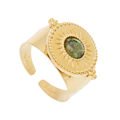 Bague ethnique pierre turquoise