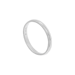Bague fine bille (argent)