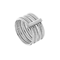 Bague semainier (argent), By Jollia