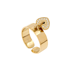 Bague coeur (doré)