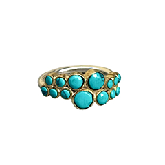 Bague Pierres Turquoises