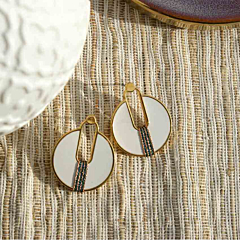 Boucles louxor blanche