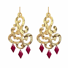 Boucles barock burgundy
