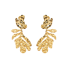 Boucles d'oreilles feuilles (doré)