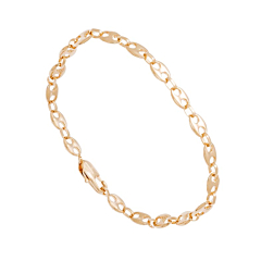 Bracelet grains de café (plaqué or), By Jollia