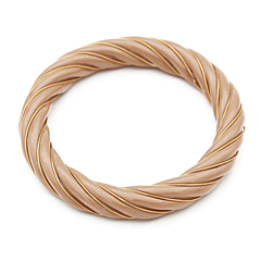 Bracelet torsade épaisse Beige