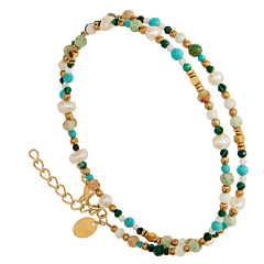 Bracelet perles semi-précieuses (malachite)