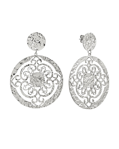 Boucles dentelle acier