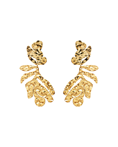 Boucles d'oreilles feuilles (doré)