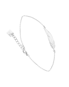 Bracelet élastique pierre bille (blanc), Zag bijoux - Jollia