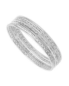 Set de 7 bracelets semainier acier