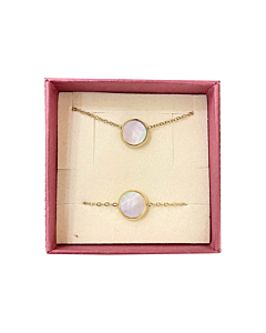 Coffret Collier et Bracelet Nacre