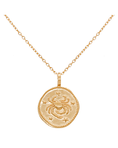 Collier signe astro Cancer (plaqué or), By Jollia