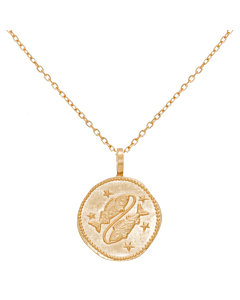 Collier signe astro Poisson (plaqué or), By Jollia