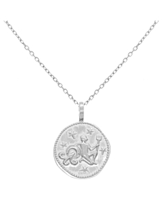Collier signe astro Verseau (argent), By Jollia
