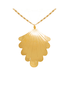 Collier doré coquillage (plaqué or)
