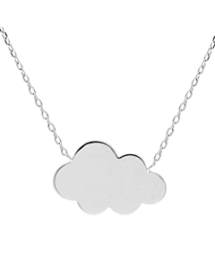 Collier Nuage (argent rhodié)