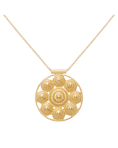 Collier médaille escargot (doré), Viadoli