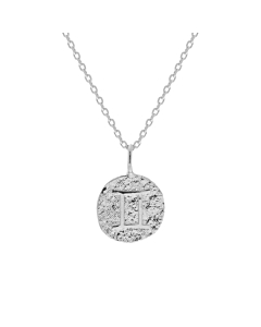 Collier signe astrologique Gémeaux (argent), By Jollia
