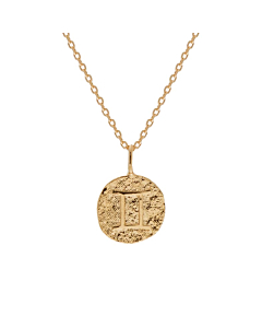 Collier signe astrologique Gémeaux (plaqué or), By Jollia