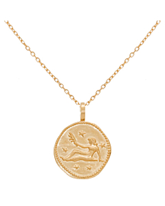 Collier signe astro Vierge (plaqué or), By Jollia