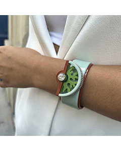 Bracelet Leque Coral verde