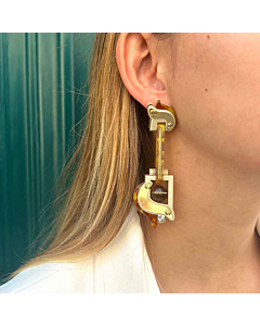 Boucles flames brown