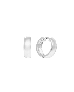 Créoles ovale et zircons (plaqué or)