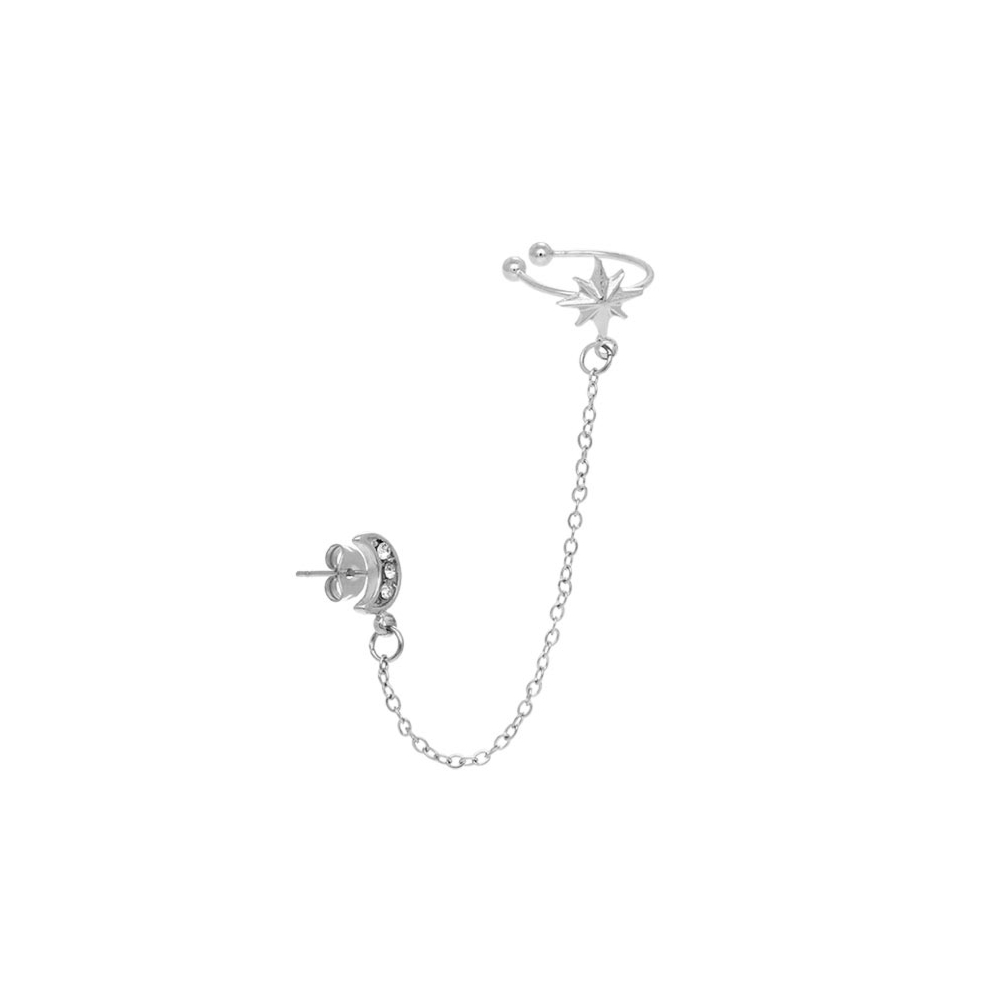 Bague lune hotsell et etoile