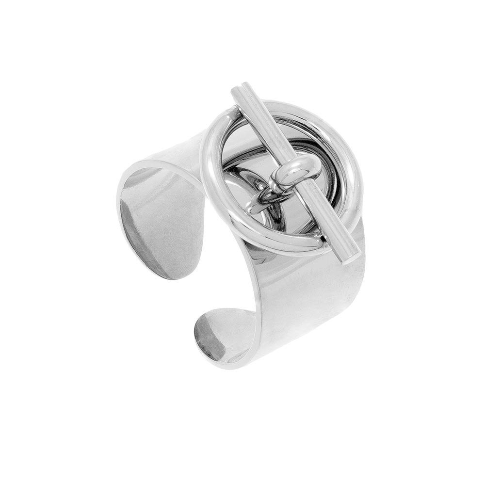 Bague large anneau argent Jollia
