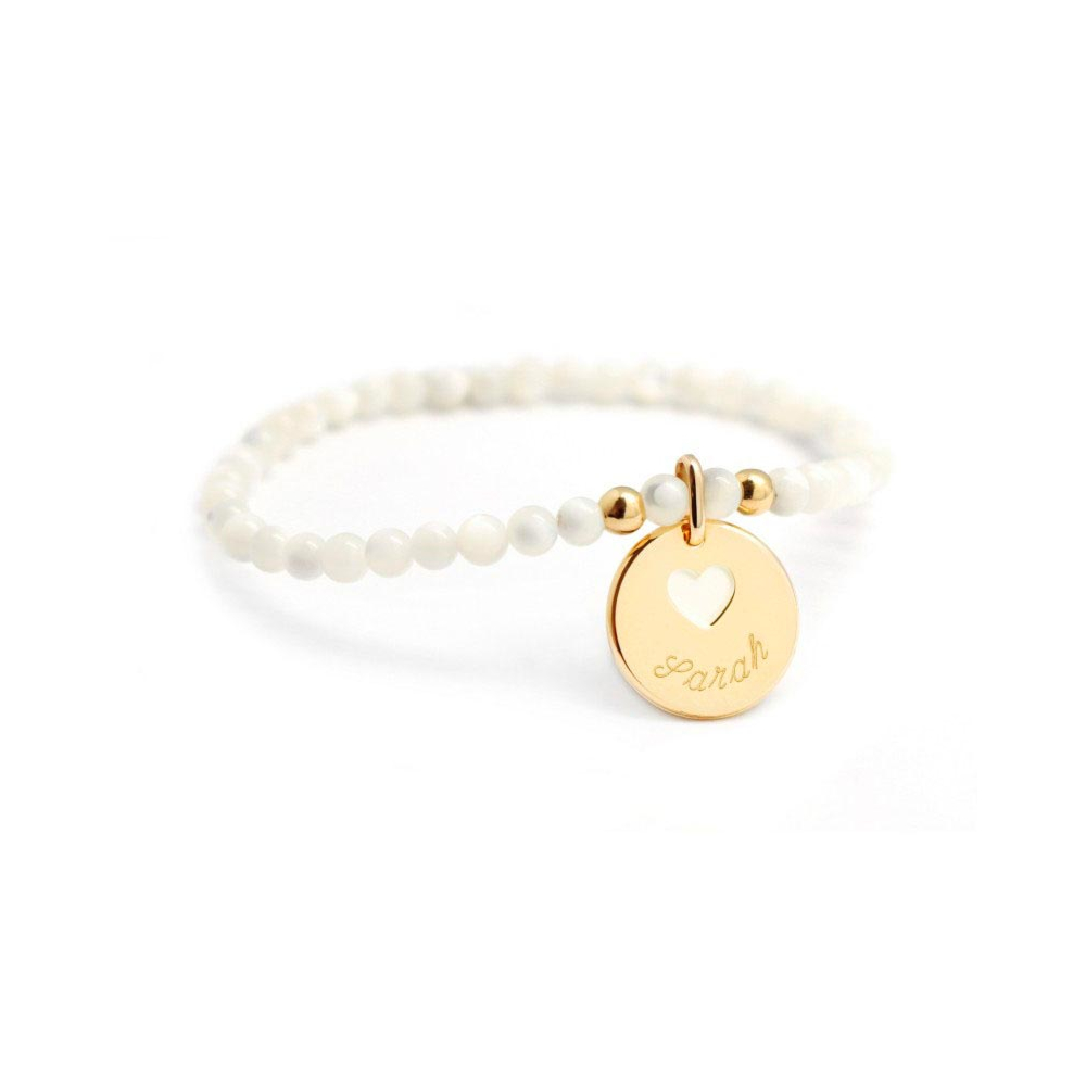 Personalized Circle Pendant Bracelet - Create Your Own Today