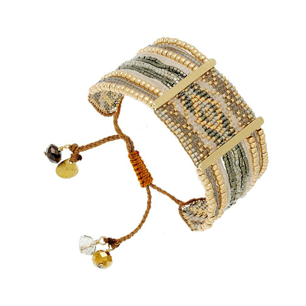 Bijoux Bijoux de bras Bracelet en perles Misaki Bracelet en perles multicolore style extravagant 