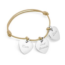 Personnalisé Cire Cordon Bracelet Réglable Gravure Gratuite Choix De Couleurs Personnalisé Cire Cordon Bracelet Réglable Gravure Gratuite Choix De Couleurs