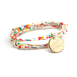 Bracelet cordon enfant Kids médaille (plaqué or jaune)
